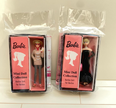 Bandai Barbie Mini Doll Complete 6 Figure Set Japan Limited