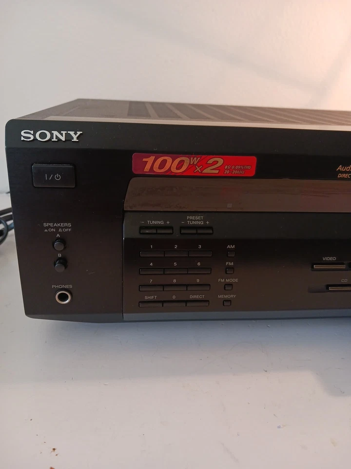 Vintage Sony Stereo FM/AM Stereo Receiver STR-DE135 Tested No Remote - Image 2 of 4