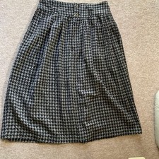 USED COMME DES GARCONS TRICOT HOUNDSTOOTH SKIRT ACCEPTABLE