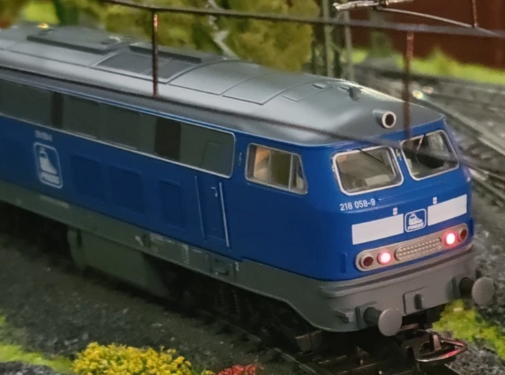 PIKO 98552B BR 218 PRESS Wechselstrom mit Sound Diesellok LED ws/rt EpVI NEU OVP - Bild 2 von 4