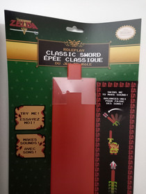TWO OFFICIAL NINTENDO LEGEND OF ZELDA CLASSIC SWORDS NES 8 BIT RETRO WITH SOUNDS