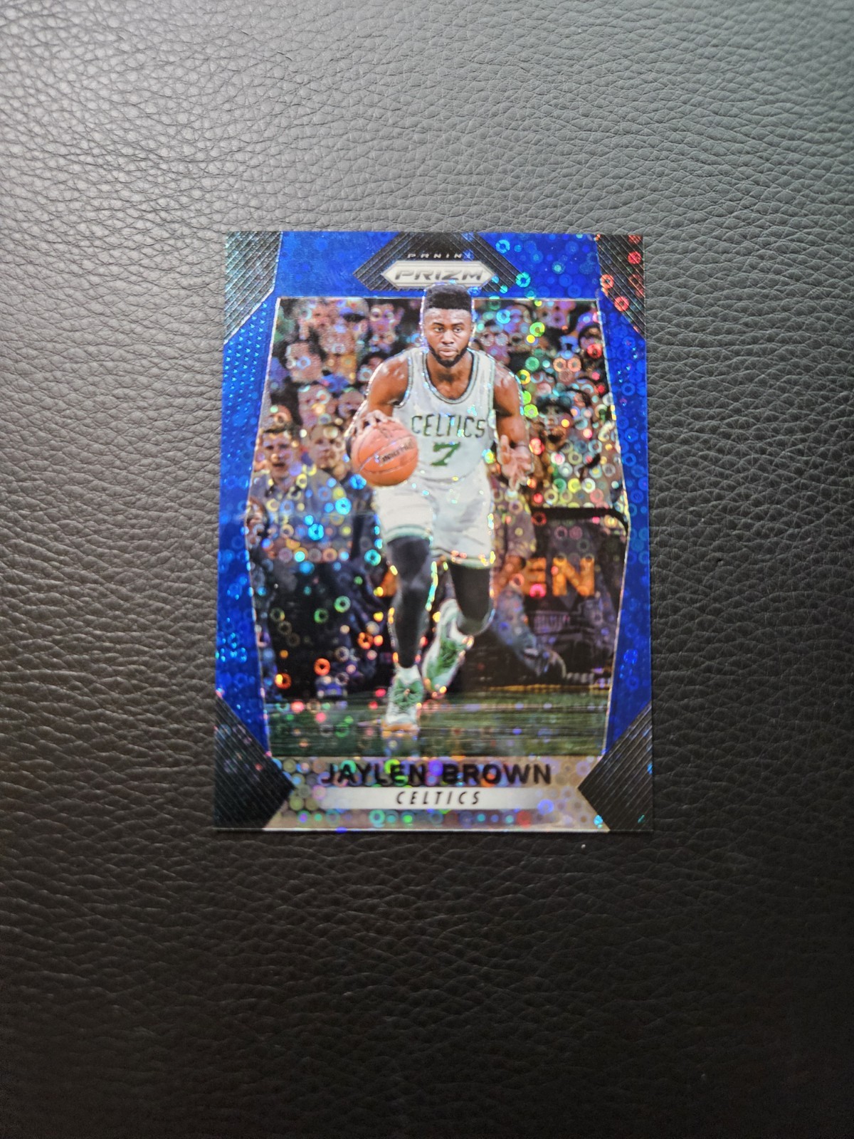 Jaylen Brown 2017-18 Prizm Fast Break /175 Blue Disco Prizm