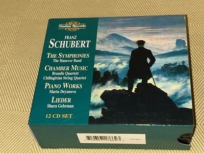 Schubert The Symphonies Chamber Music Piano Works Lieder 12 CD Box Set Nimbus EX