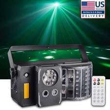 6 3W Strobe Stage Light 5in1 Pattern Projector DMX512 For Disco Party Audience