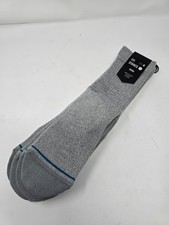 STANCE 3-Pack Casual Crew Socks Size M M: 6-8.5, W:8-10.5 Grey