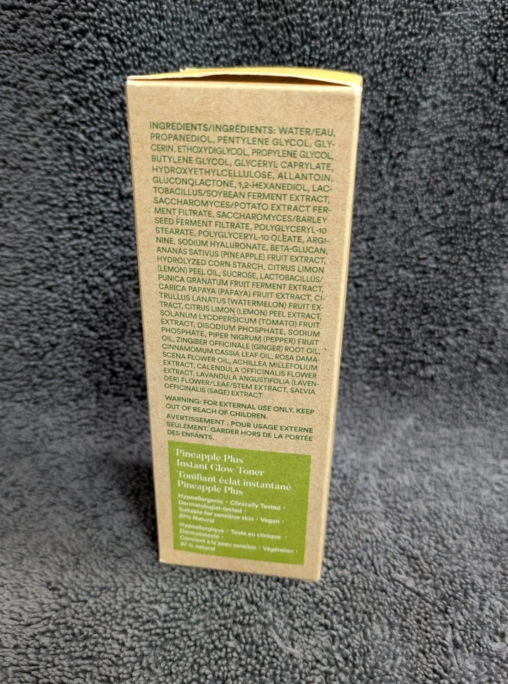 NEW Farm RX Pineapple Plus Instant Glow Toner Hypoallergenic 5 fl oz - Image 2 of 4