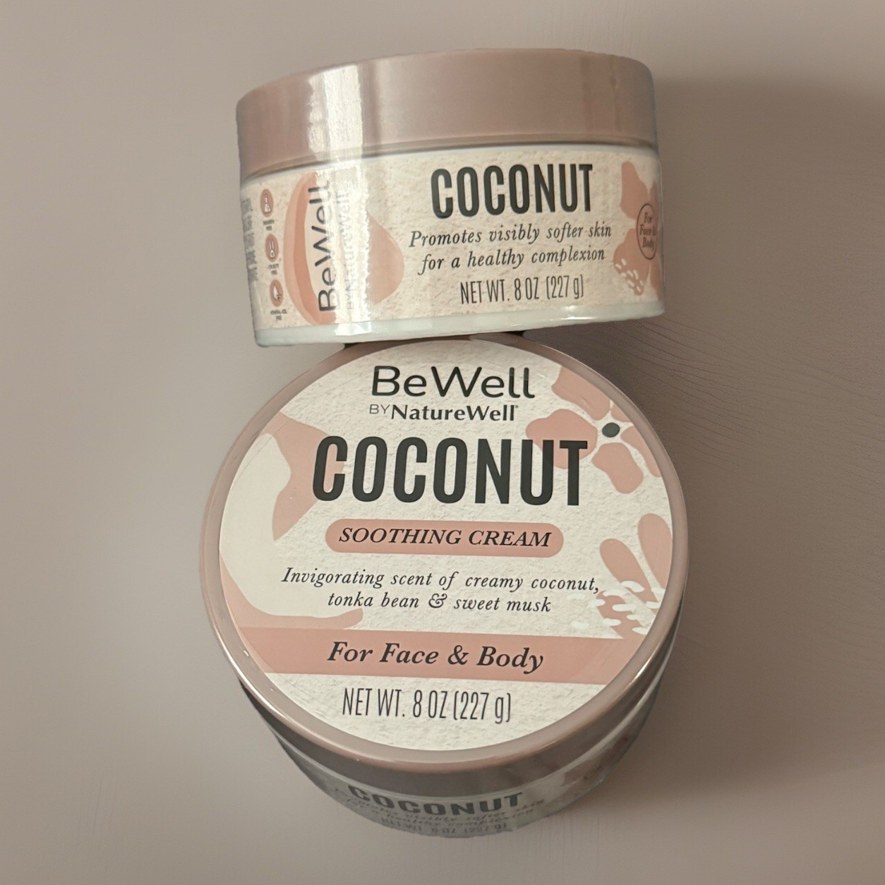 2-Pack Coconut Soothing Cream – 8 Oz Each, Hydrating & Nourishing