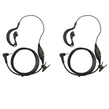 2PCS Clip Ear Headset Mic for Two Way Radio Walkie Talkie
