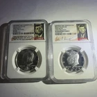 2014-P PF69 UCAM 2014-D SP69 Silver Kennedy 50th Anniversary Early Releases