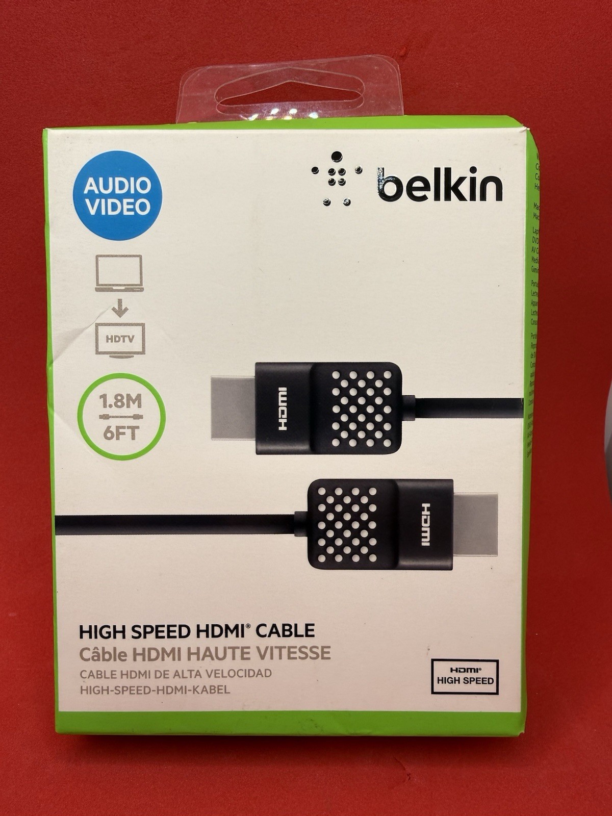 Belkin High Speed HDMI Cable 1321F3 - 6FT - New in Box