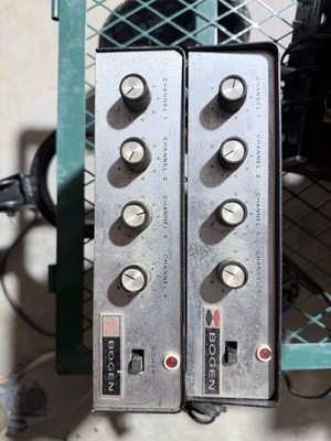 Vtg Bogen MX6A-T  4 Channel Amplifier *Powers On* Otherwise Untested.