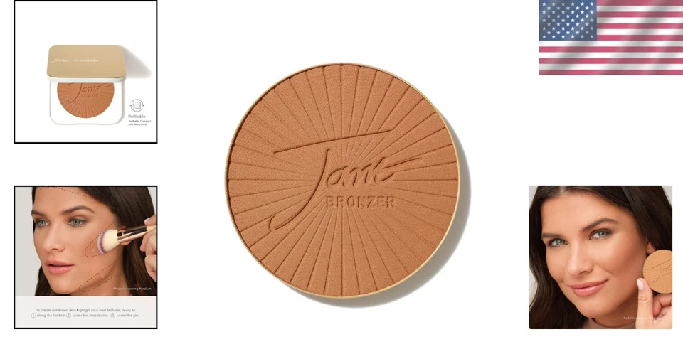 PureBronze Matte Bronzer Refill - Buildable, Lightweight, and Cruelty-Free - Image 2 of 4