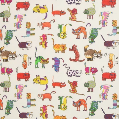 Beschichtete Baumwolle "Katzen" 50 x 140 cm - Bild 1 von 2