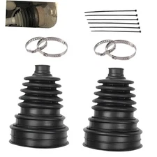  2 PCS CV Axle Boot, Leak Proof Wear Resistant Bushing, No-opening External 