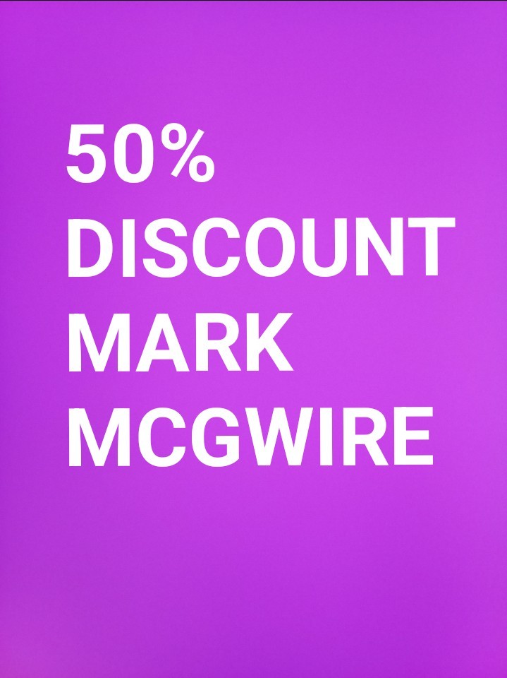 18 Mark McGwire Baseball Buy One Get 17 FREE With FREE SHIPPING