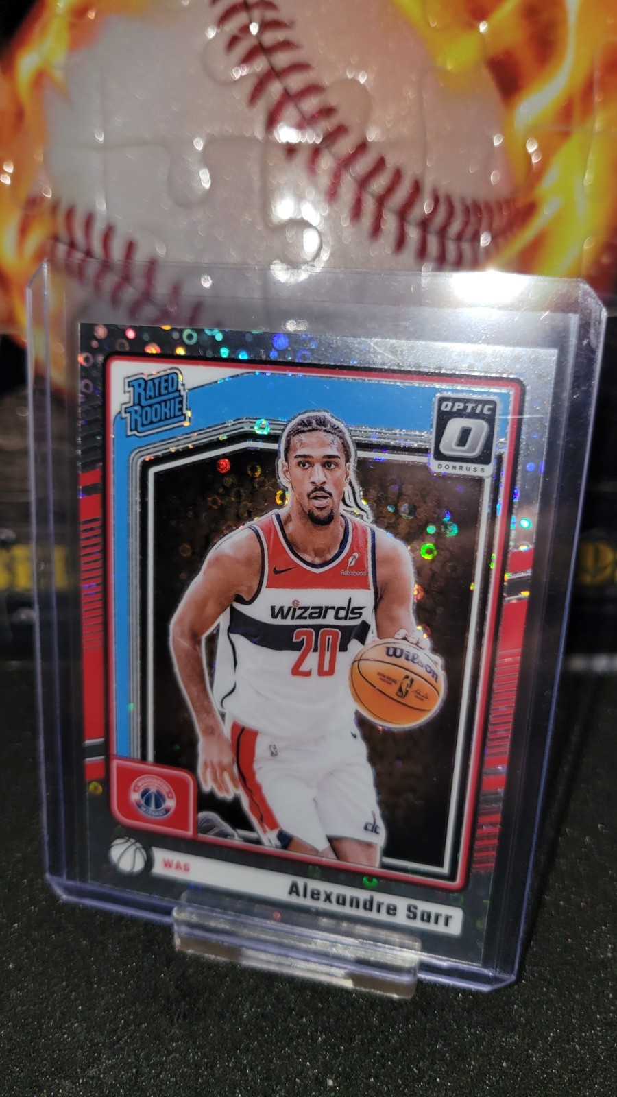 Alexandre Sarr 2024-25 Panini Donruss Optic Fastbreak #276 Rated Rookie Wizards