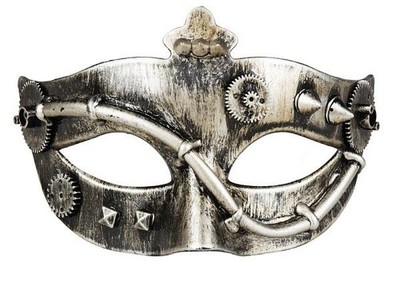 Steampunkerin Cosplaymaske Augenmaske Steampunk Maskenball Damenmaske Fasching