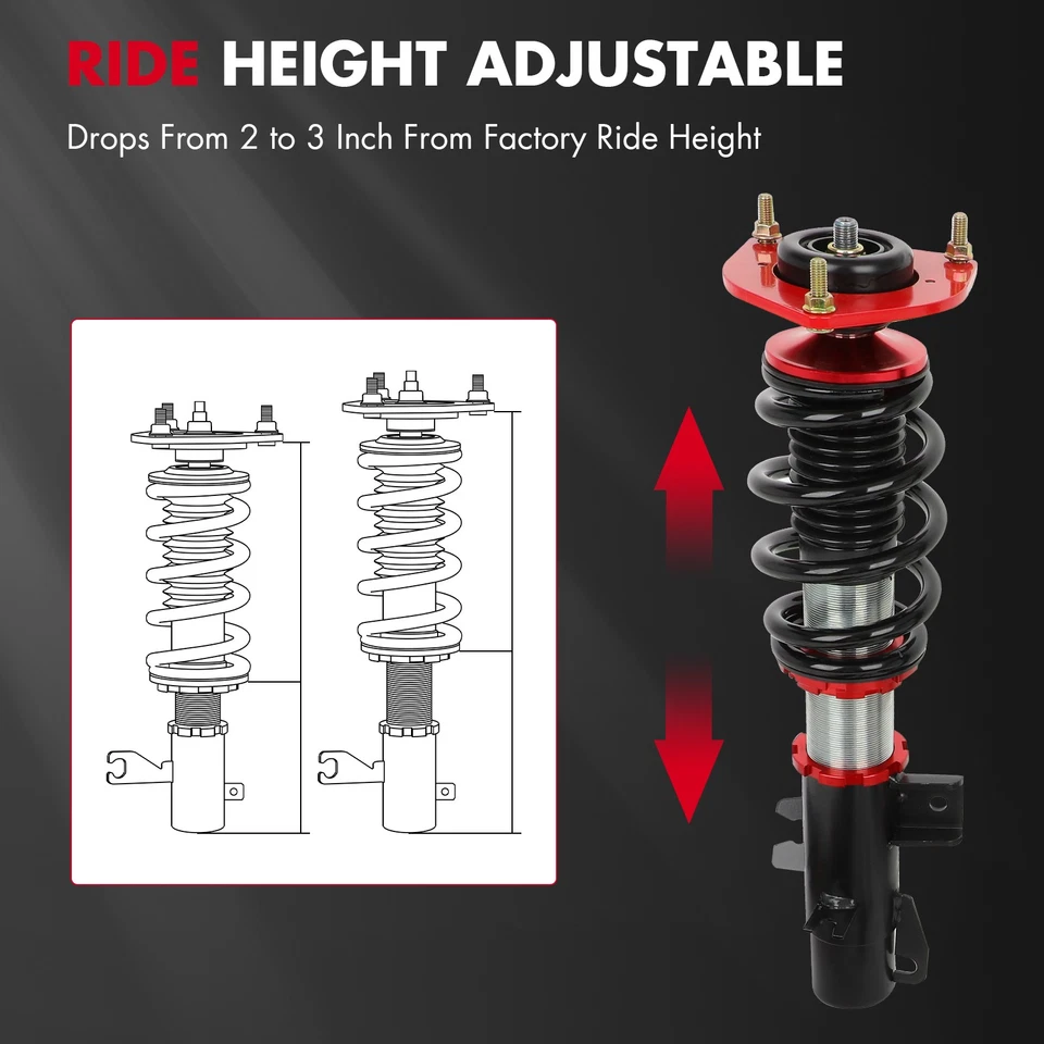 Amortiguador Coilovers para Mini Cooper R56 2007-2015 FWD Suspensión Kit de resorte reductor Foto 3 de 4