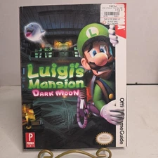 Luigi's Mansion Dark Moon Strategy Guide Book w/Poster Prima Nintendo Authentic