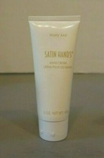 Lot 2 Mary Kay Satin Hands Hand Cream Full Sz 3 Oz New Bonus Trial Sz Tube w BIN