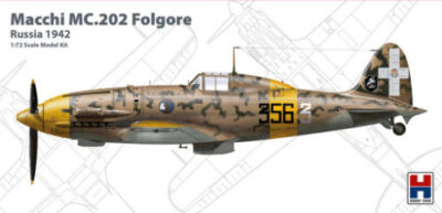 Hobby2000 1:72 Macchi MC.202 Folgore Russia 1942 Modellbausatz Italien 72007