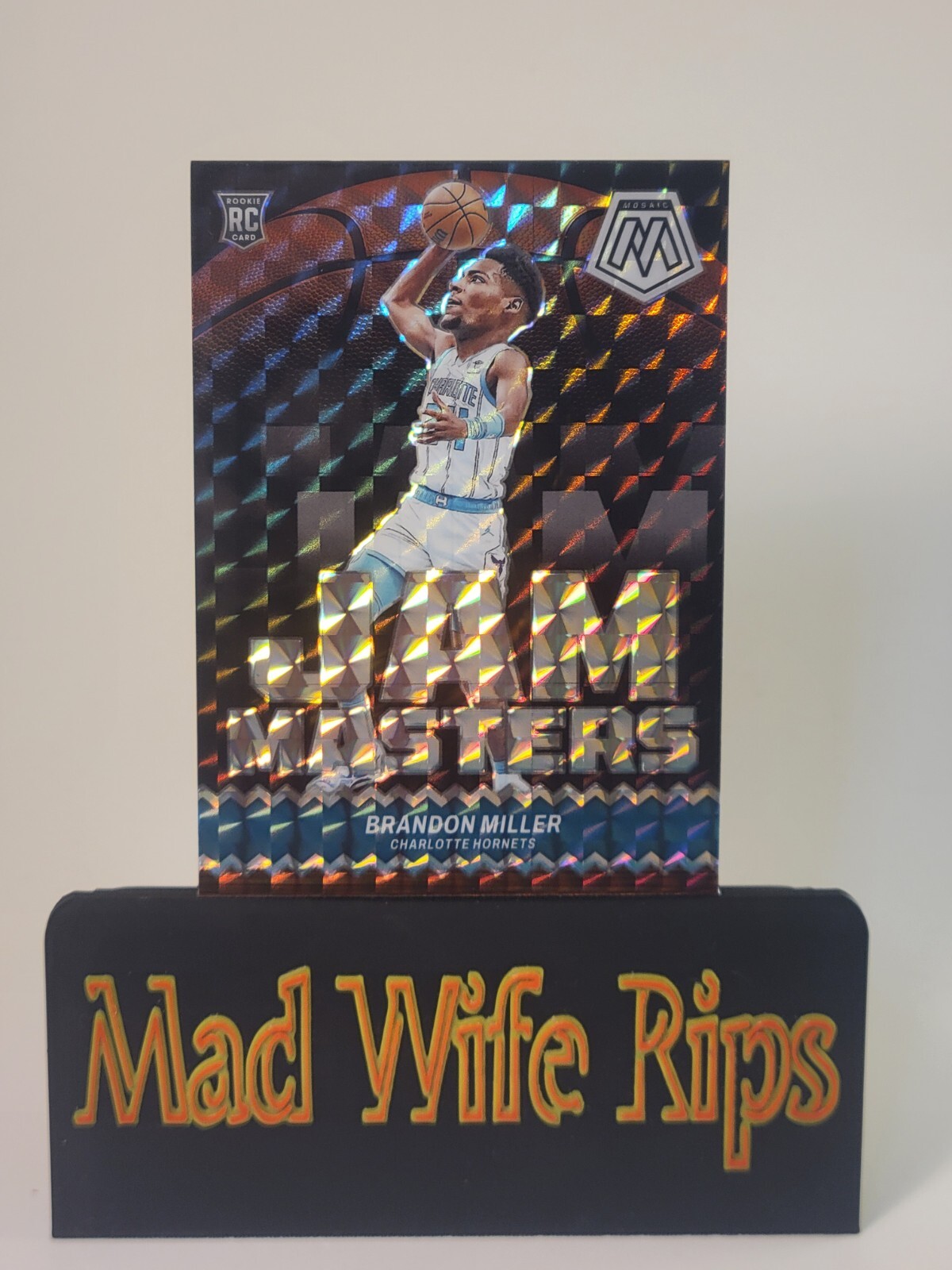 2023-24 Panini Mosaic Brandon Miller Jam Masters Silver Mosaic Prizm #1 Rookie