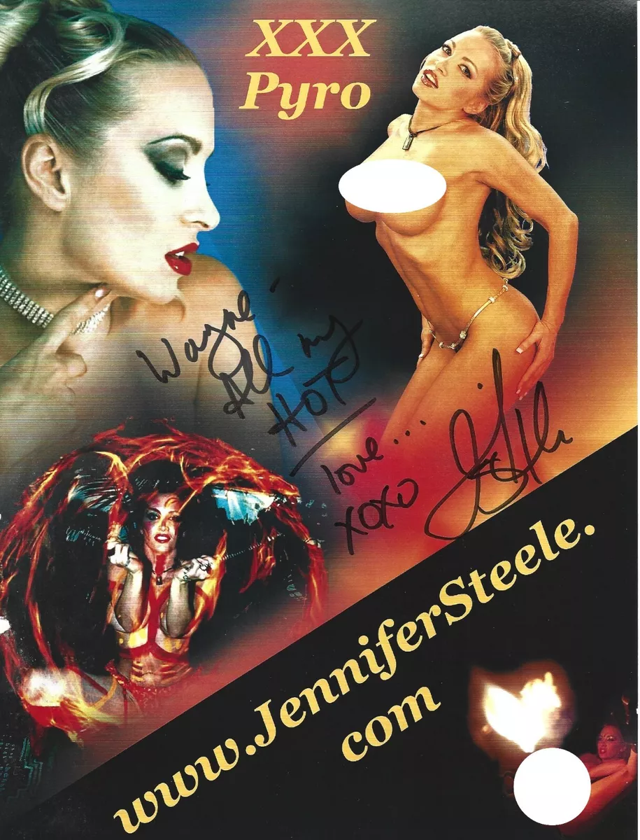 Sex Xxx Coa - Jennifer Steele hand SIGNED SEXY XXX Pyro Photo COA Autographed Porn Star |  eBay