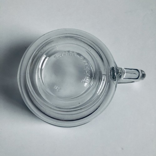 Set of 5 Vintage Arcoroc France Classique Clear Glass Coffee Cups And Saucers - Picture 6 of 11