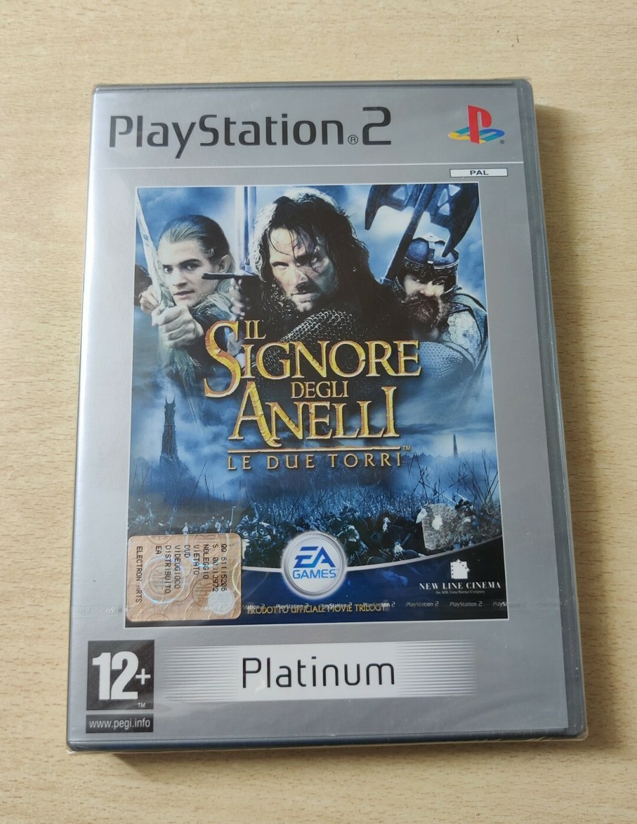 PS2 IL SIGNORE DEGLI ANELLI LE DUE TORRI PLAYSTATION ITALIANO NUOVO  SIGILLATO