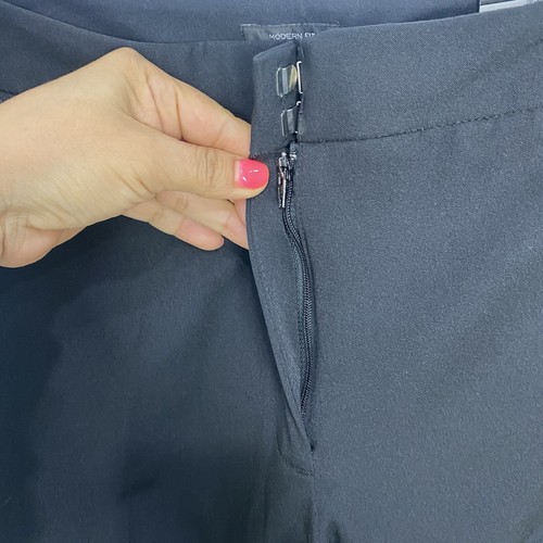 Worthington Ankle Middle Rise Modern Fit Black Dress Pants Women Size 12 New $44 - Picture 5 of 14