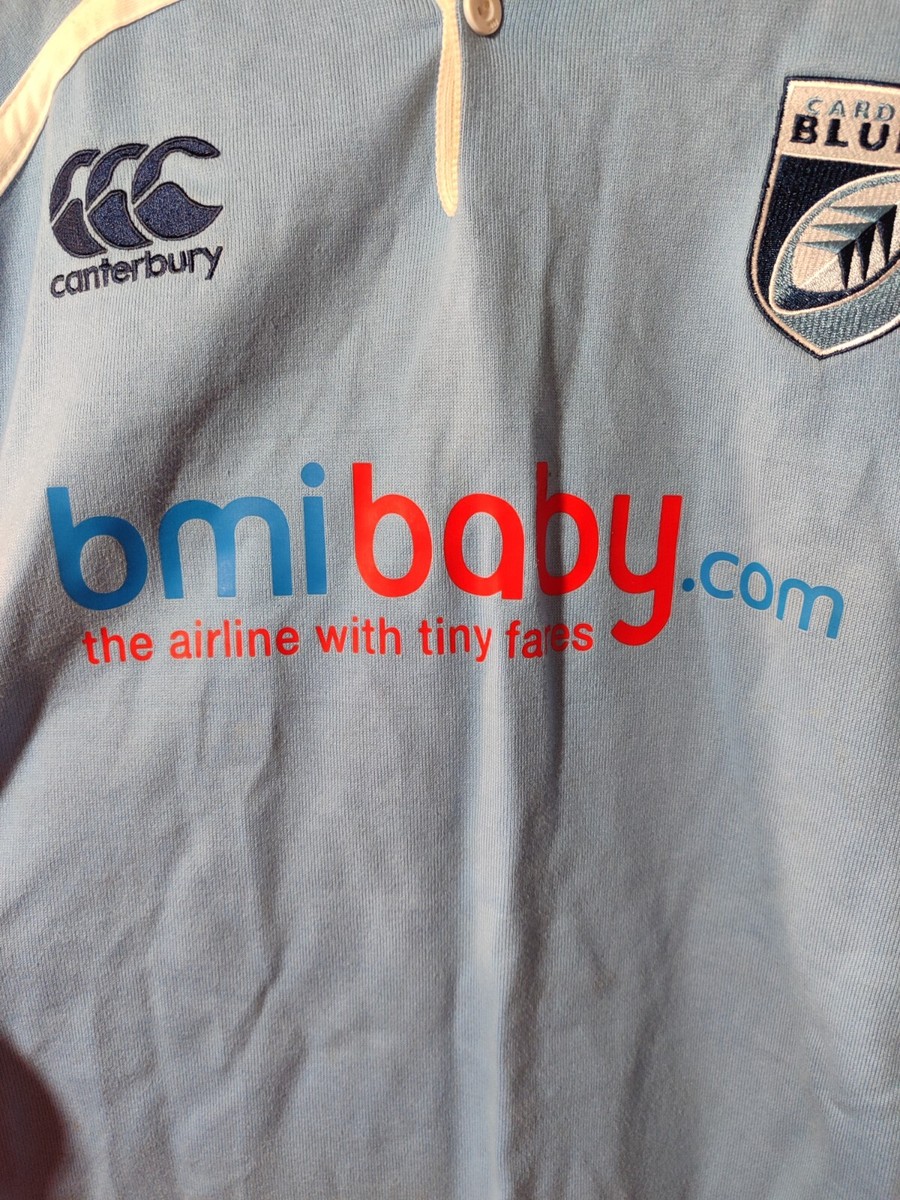 Cardiff Blues RFC Canterbury Rugby Shirt Home 2006/2007 Jersey Men