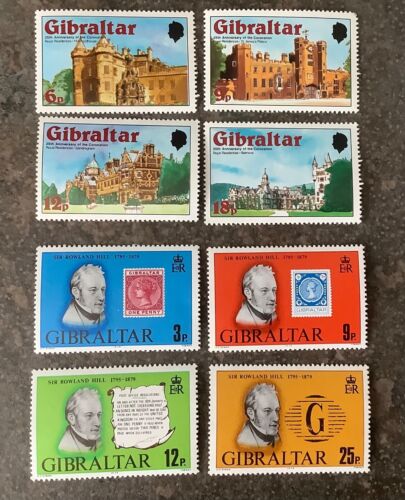 Gibraltar 1978 Coronation-1979 Rowland Hill MNH