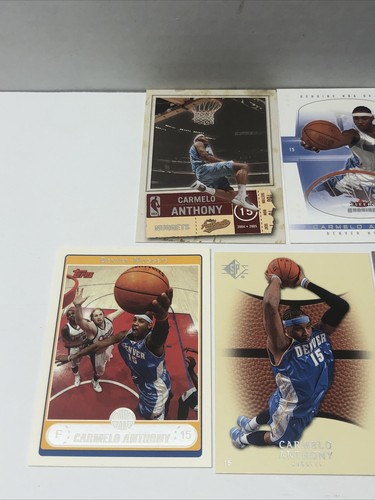 Lot Of 11 Carmelo Anthony Cards Upper Deck Topps Fleer Multiple 2nd Year ๐ Lot1 - Picture 2 of 5