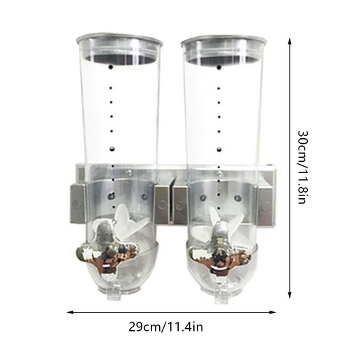 Müslispender Cornflakesspender | Wandmontage 3L| Kornflakes Spender Behälter DHL - Bild 4 von 23
