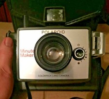 Vintage POLAROID Minute Maker Color Pack Land Camera with Carrying Case USA Made