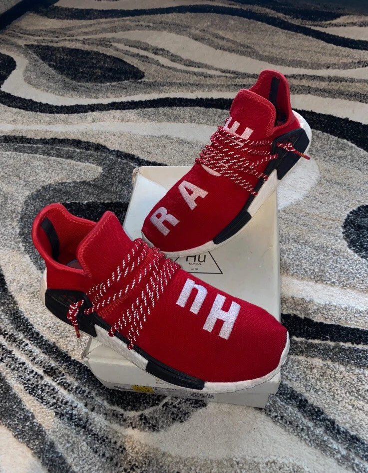 Size 9 - adidas NMD Human Race x Pharrell Red 2016 889767241600 eBay