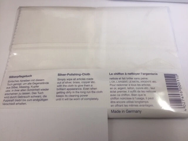 Rekord Silberputztuch Schmuckpoliertuch Poliertuch Made in Germany silver cloth - Bild 2 von 2