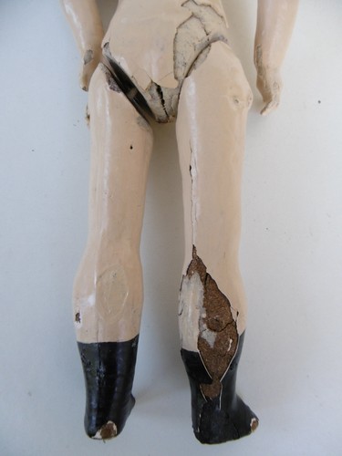 PETITE POUPEE ANCIENNE TETE BISCUIT FLEISCHMANN - Ht 29 - Picture 10 of 11