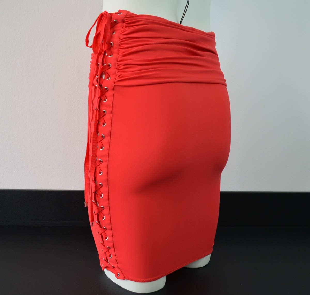 New JEAN PAUL GAULTIER x LA PERLA Lace-up Skirt Cover-up Swim XS 