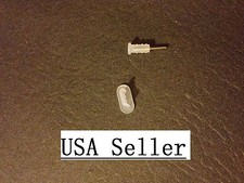 Iphone 7 6 6s plus 5 5S 5C Blanco Suave 1 Juego Tapa Antipolvo Enchufe Oreja Teléfono Cargador Ranura