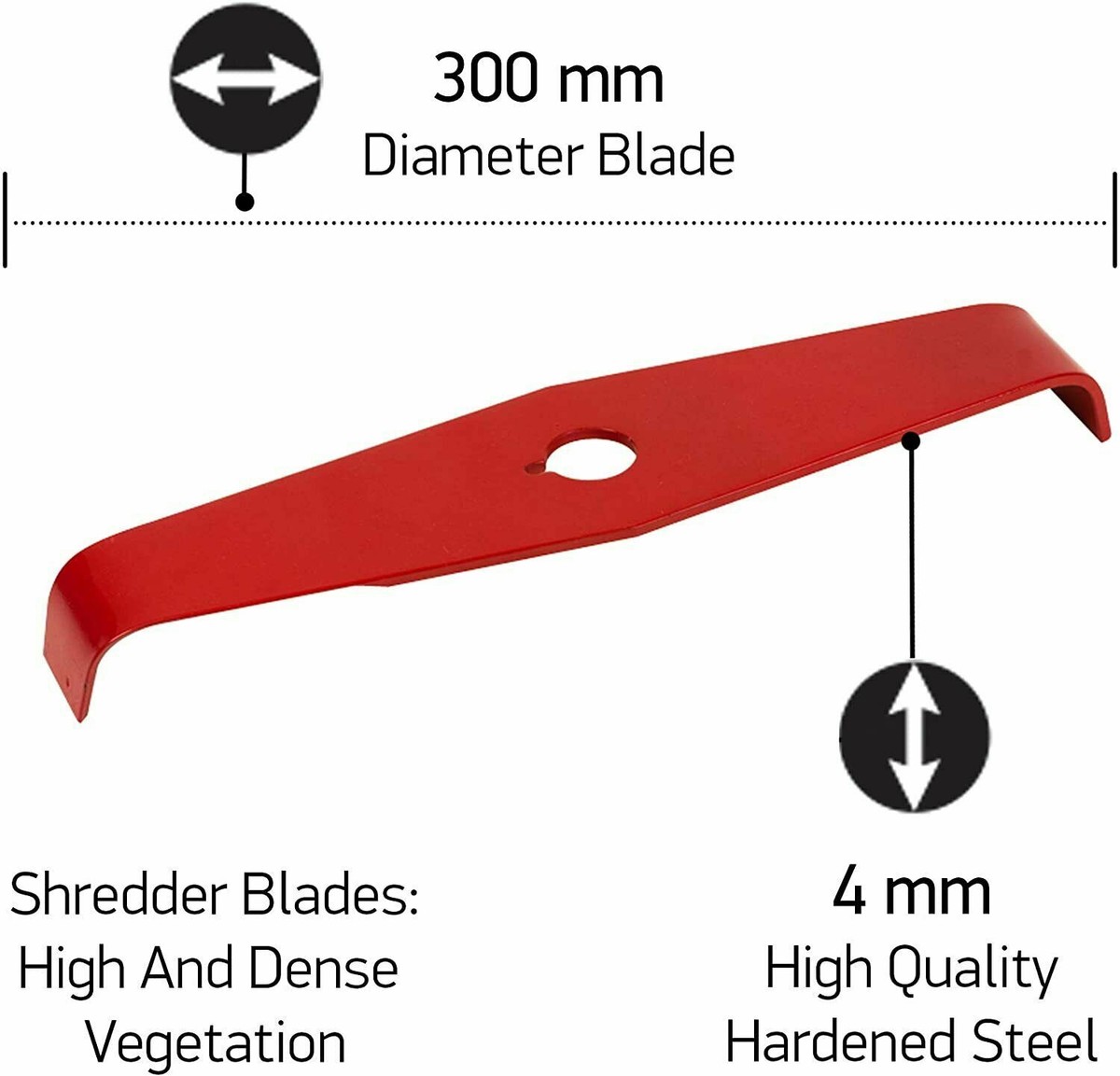 OREGON UNIVERSAL MULCHING BRUSHCUTTER BLADE clears brambles