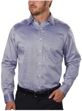 Kirkland Signature Men's Non-Iron Spread Collar Dress Shirt