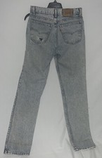 Vintage 705 Levis Orange Tab Acid Wash Student Jeans 29X32 Made USA