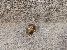 1984 Kennedy Half Dollars size 10- 1/2 coin ring Handmade mixed metals