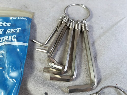 16 Piece Hex Key Set SAE Metric Allen Key Allen Wrench - Picture 3 of 5