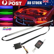 7 Color 48-LED RGB Knight Rider Scanner Flash Car Strobe Light Kit Strip 22 Inch