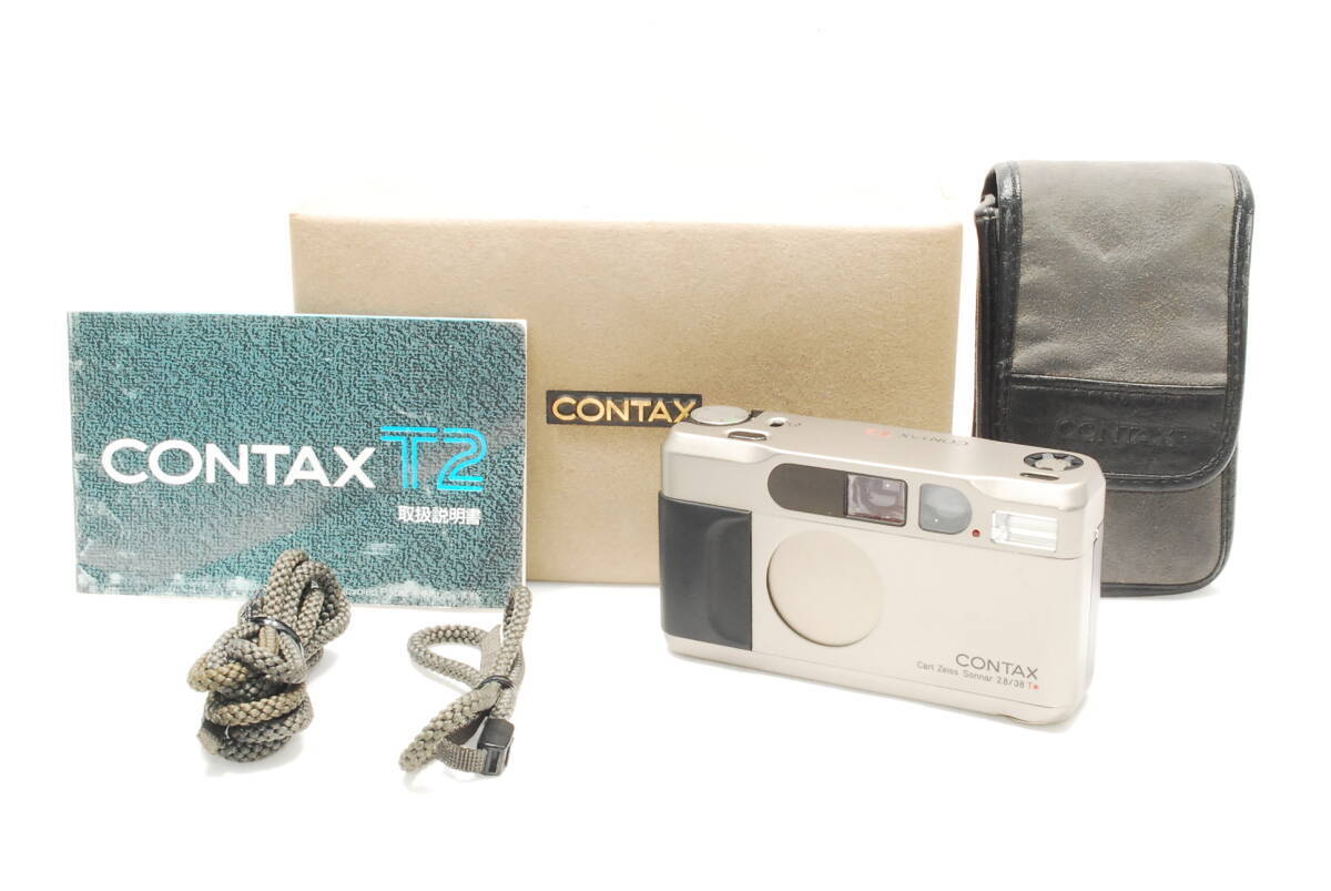 【CONTAX】T2D Carl Zeiss Sonner 38mm F/2.8 CONTAX T2 Carl Zeiss Sonnar 38mm f/2.8 Titan chrome Film