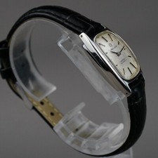 Omega Constellation Automatic Wristwatch Women's Silver 19mm New Leather Band 11
