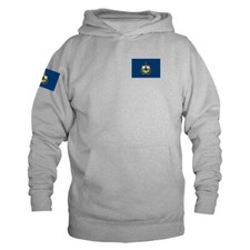 State of Vermont Flag Crest VT Graphic Hoodie
