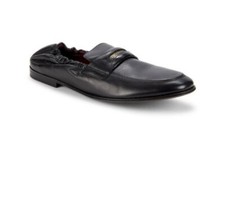 Dolce And Gabbana Mens Penny Loafers Black Size US 8 EU 42